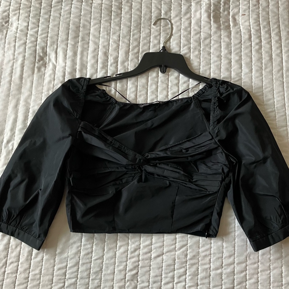 Elegant Women's Blouse in Black